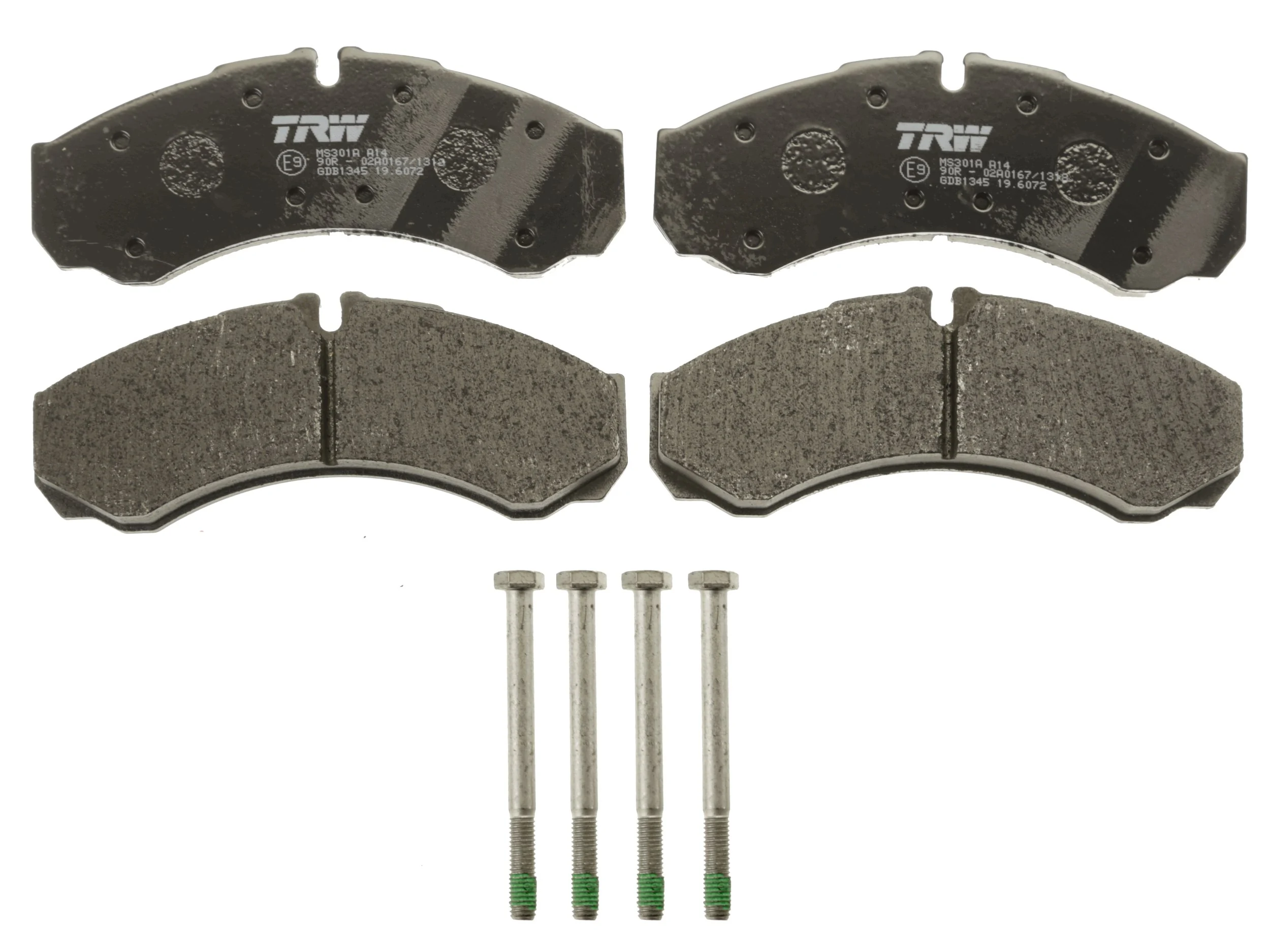 Brake Pad Set, disc brake COTEC GDB1345