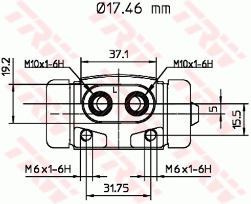 TRW BWC197 Wheel Brake Cylinder