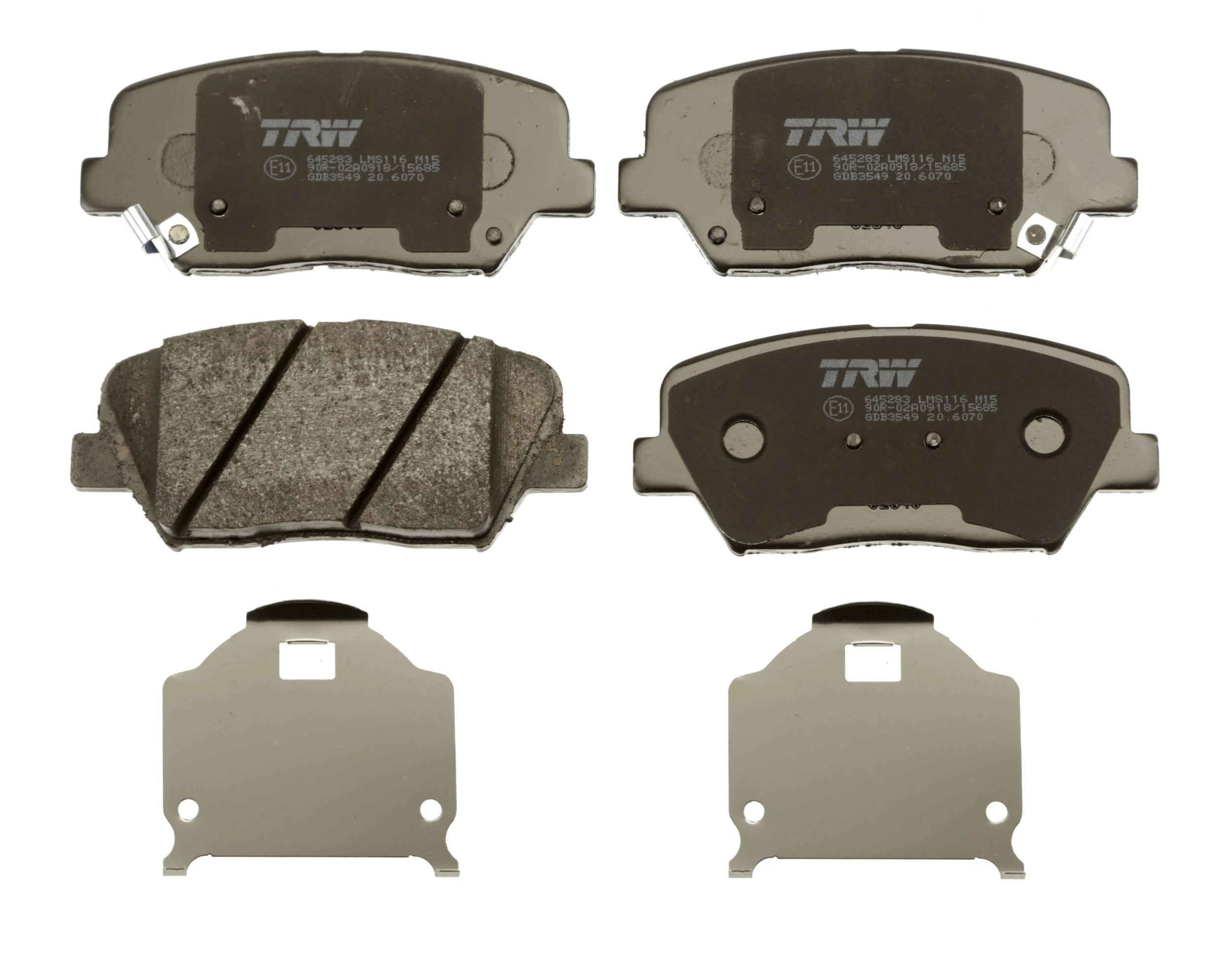 Brake Pad Set, disc brake COTEC GDB3549