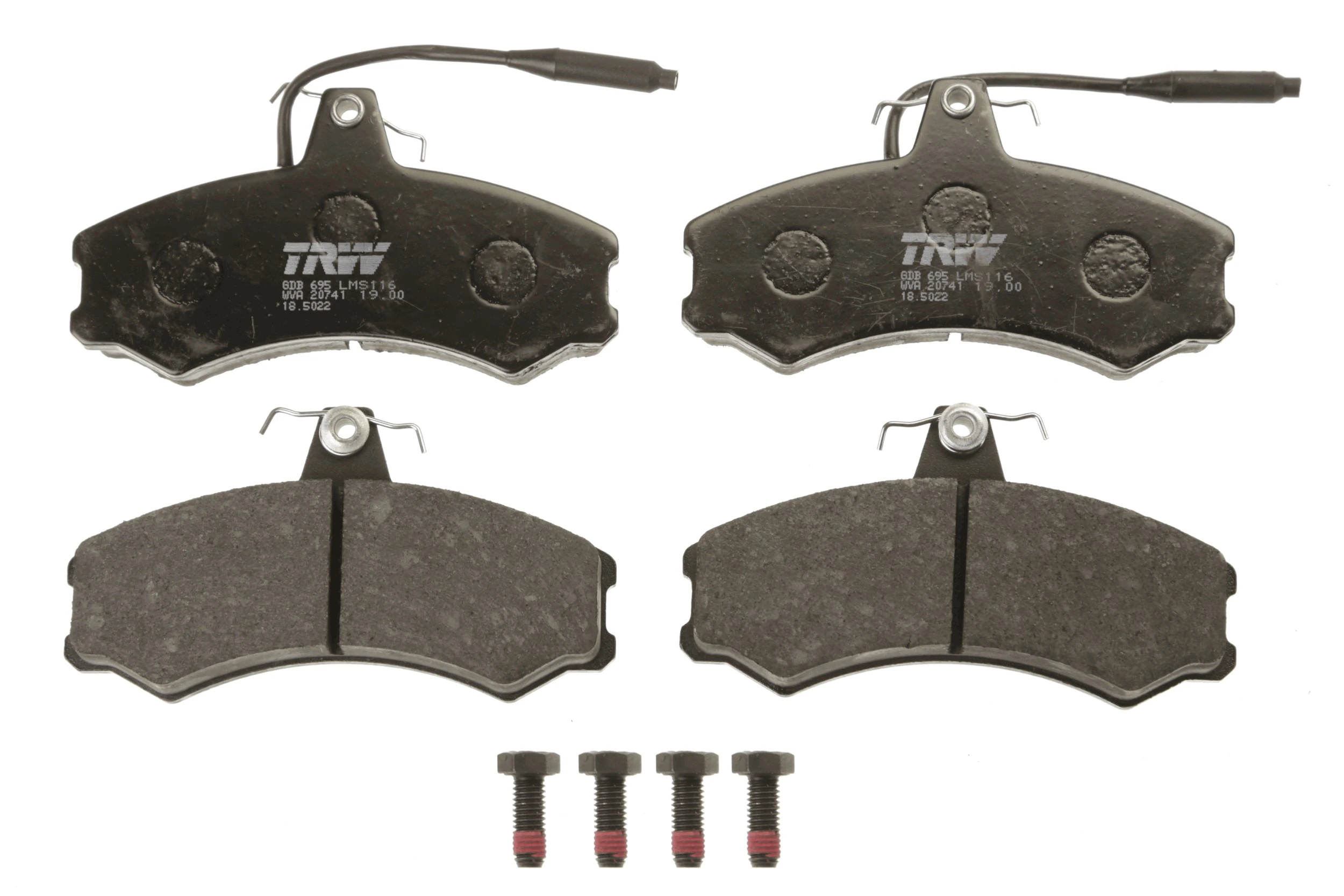 Brake Pad Set, disc brake COTEC GDB695