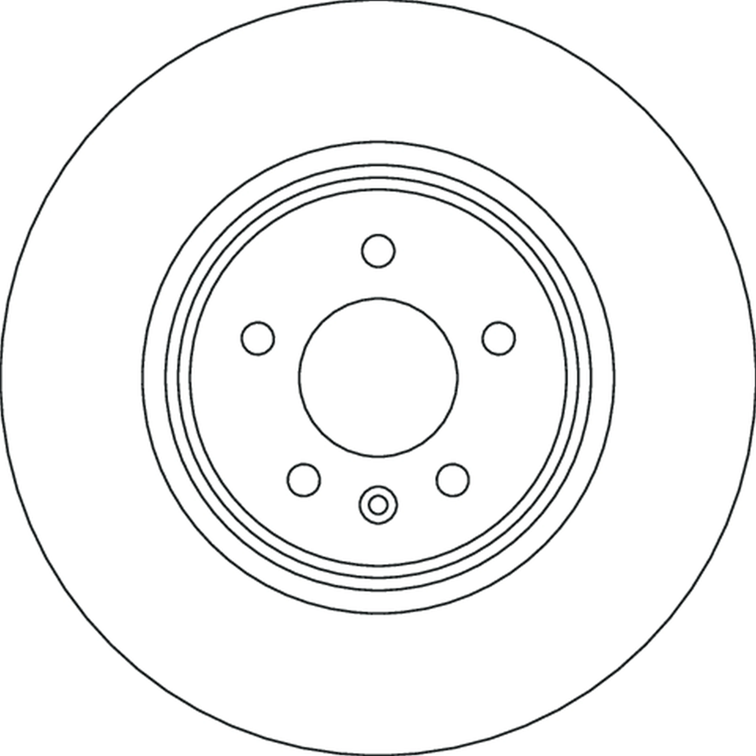 Brake Disc TRW SINGLE DF6917S