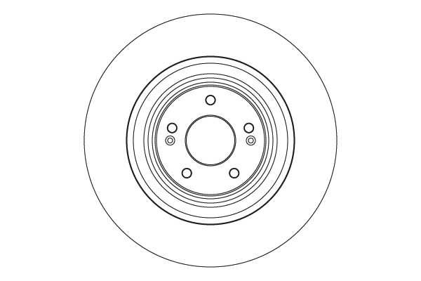 Brake Disc TRW SINGLE DF4607S