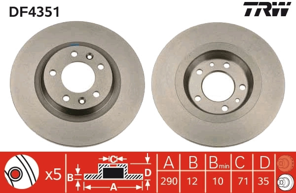 Brake Disc DF4351