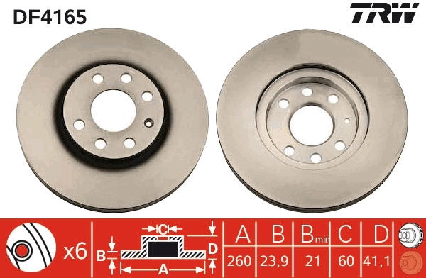 Brake Disc DF4165