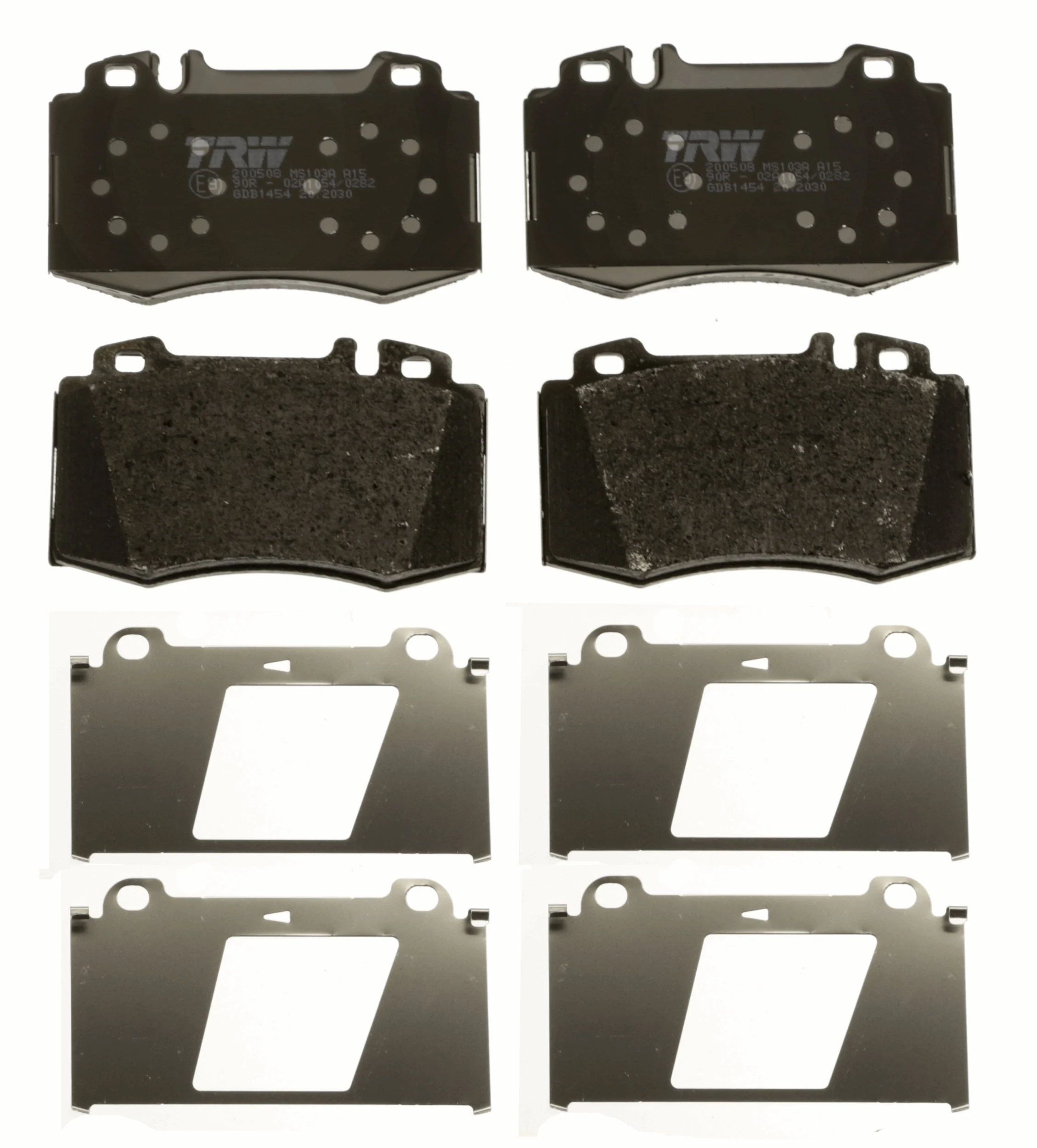 Brake Pad Set, disc brake COTEC GDB1454