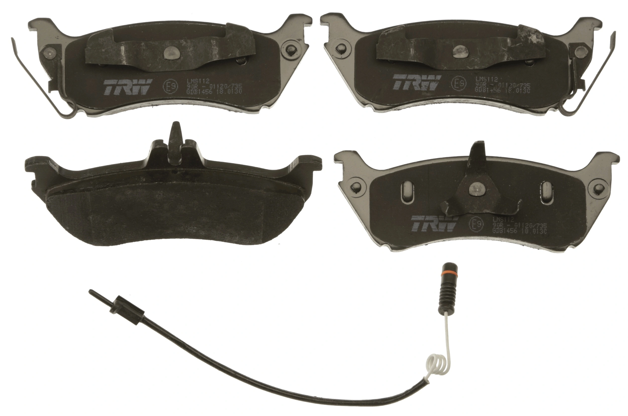 Brake Pad Set, disc brake COTEC GDB1456