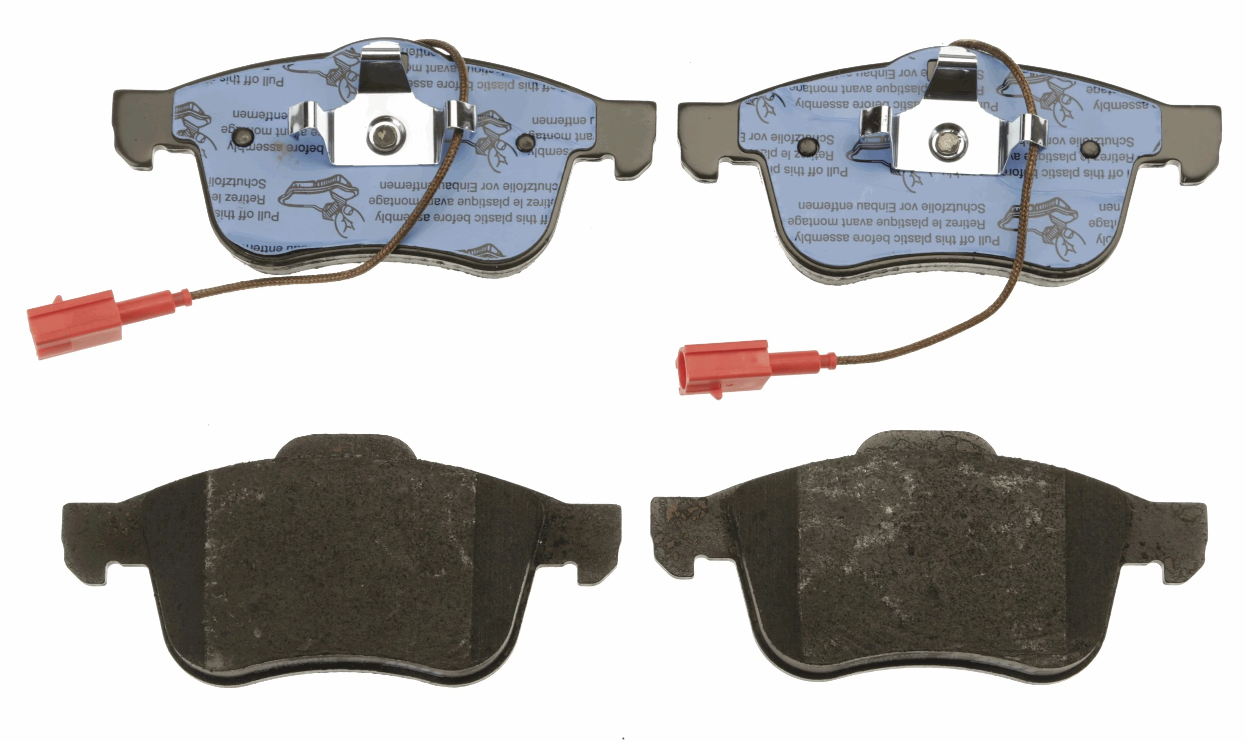 Brake Pad Set, disc brake COTEC GDB1647