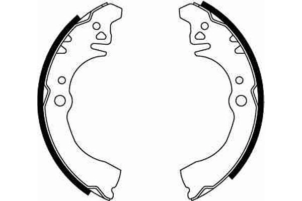 TRW GS8283 Brake Shoe Set