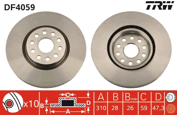Brake Disc DF4059