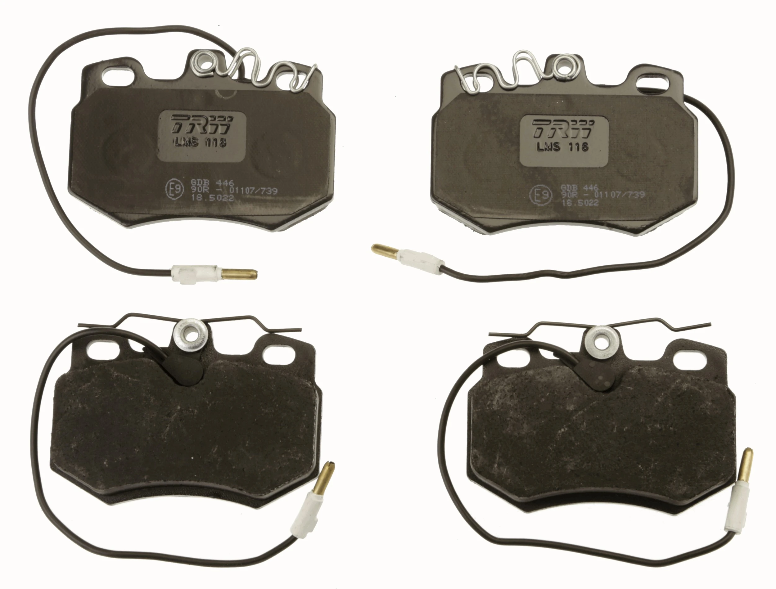 Brake Pad Set, disc brake COTEC GDB446
