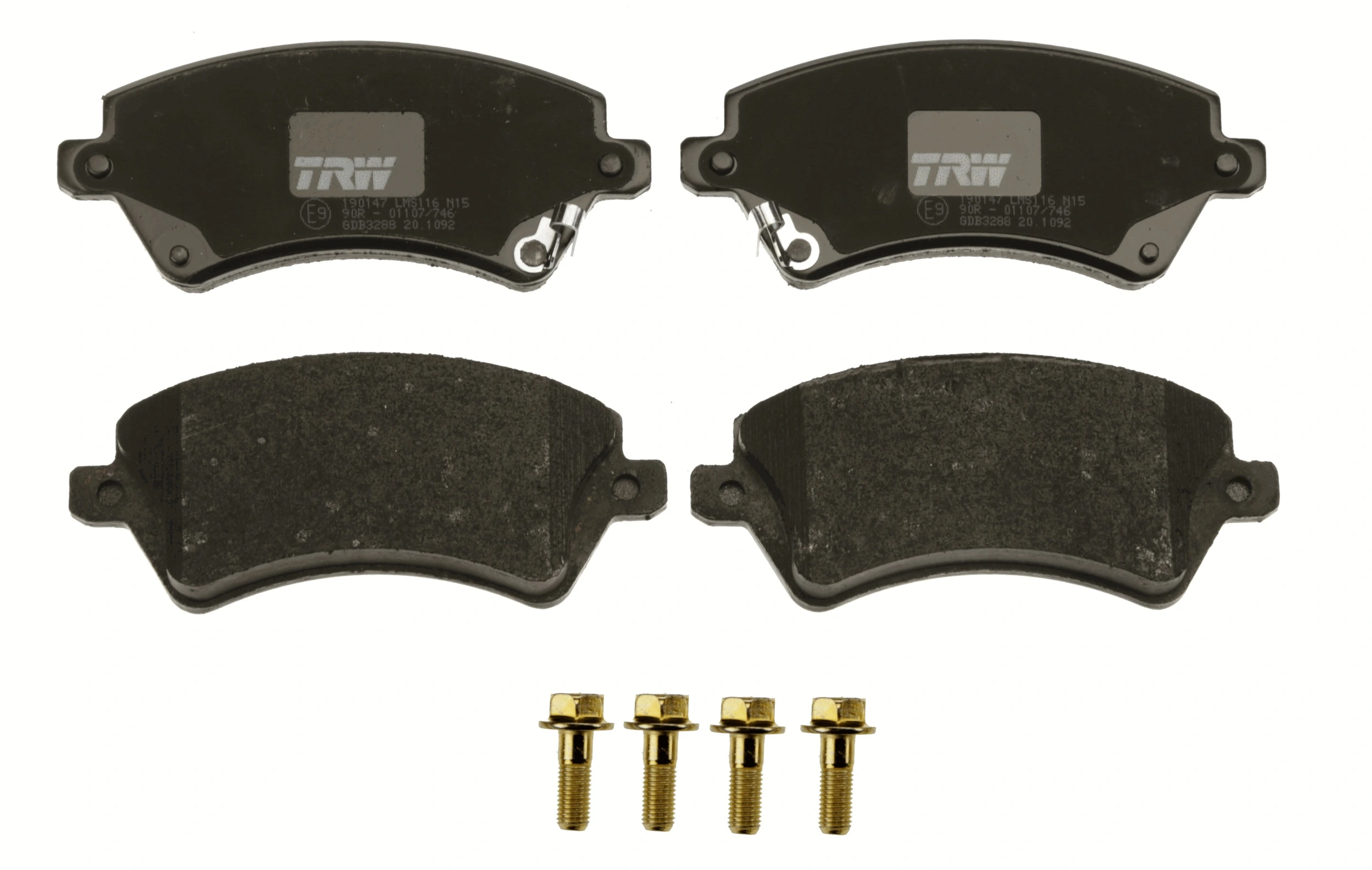 Brake Pad Set, disc brake COTEC GDB3288