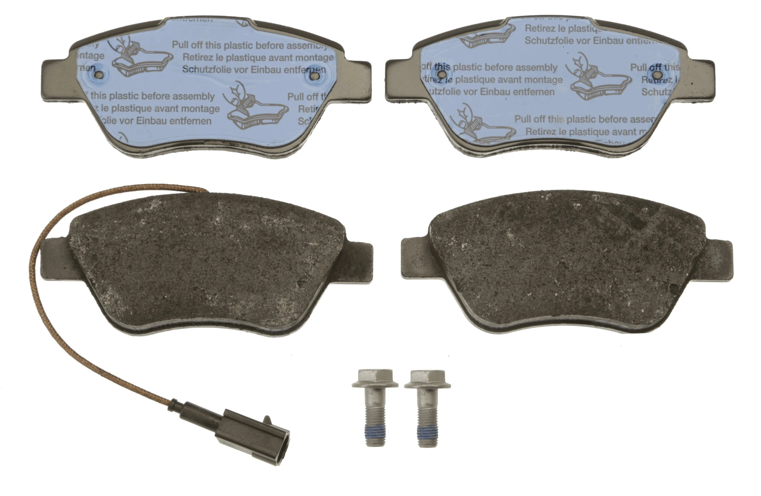Brake Pad Set, disc brake COTEC GDB1590