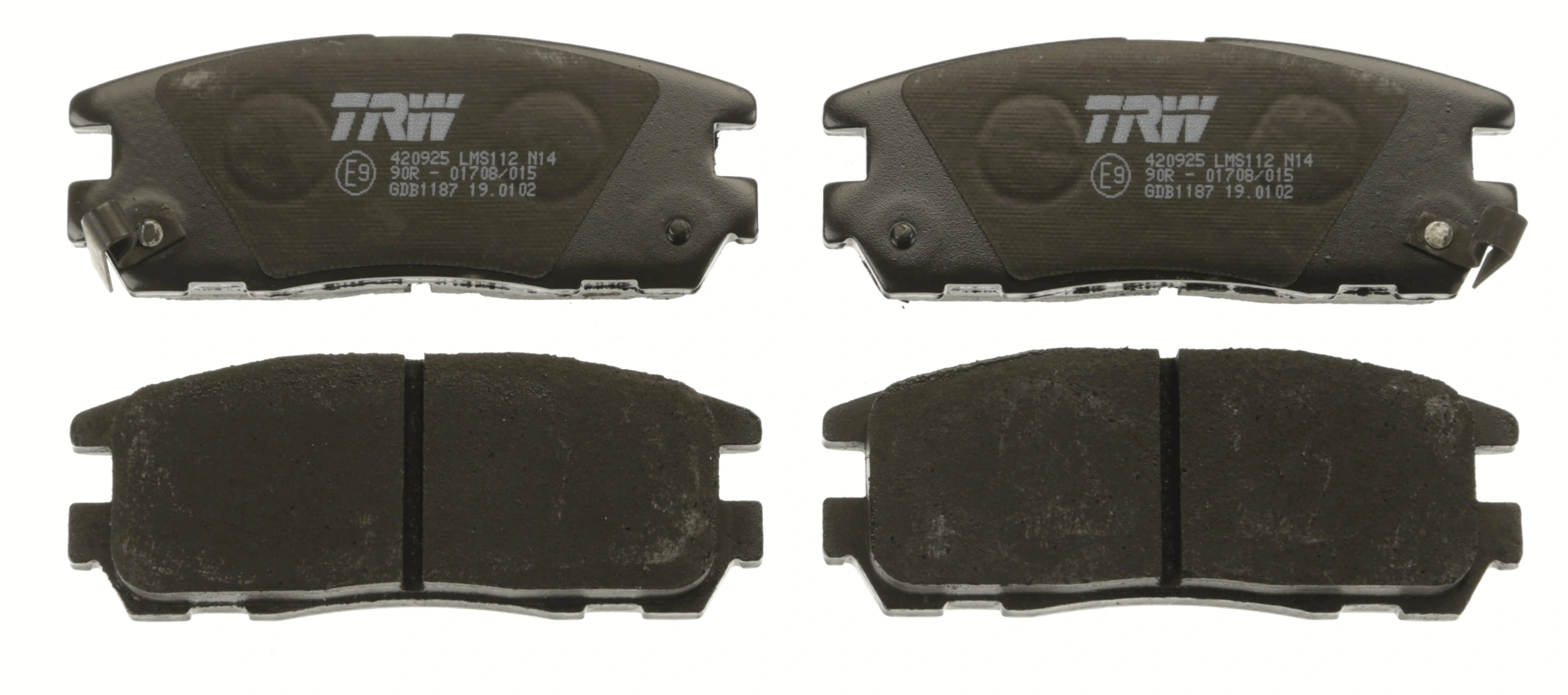 Brake Pad Set, disc brake COTEC GDB1187