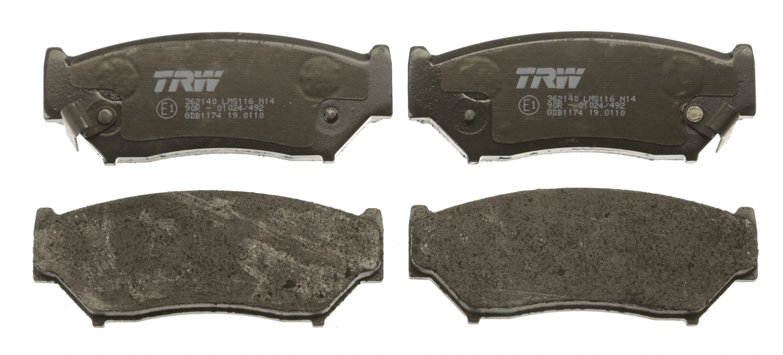 Brake Pad Set, disc brake COTEC GDB1174