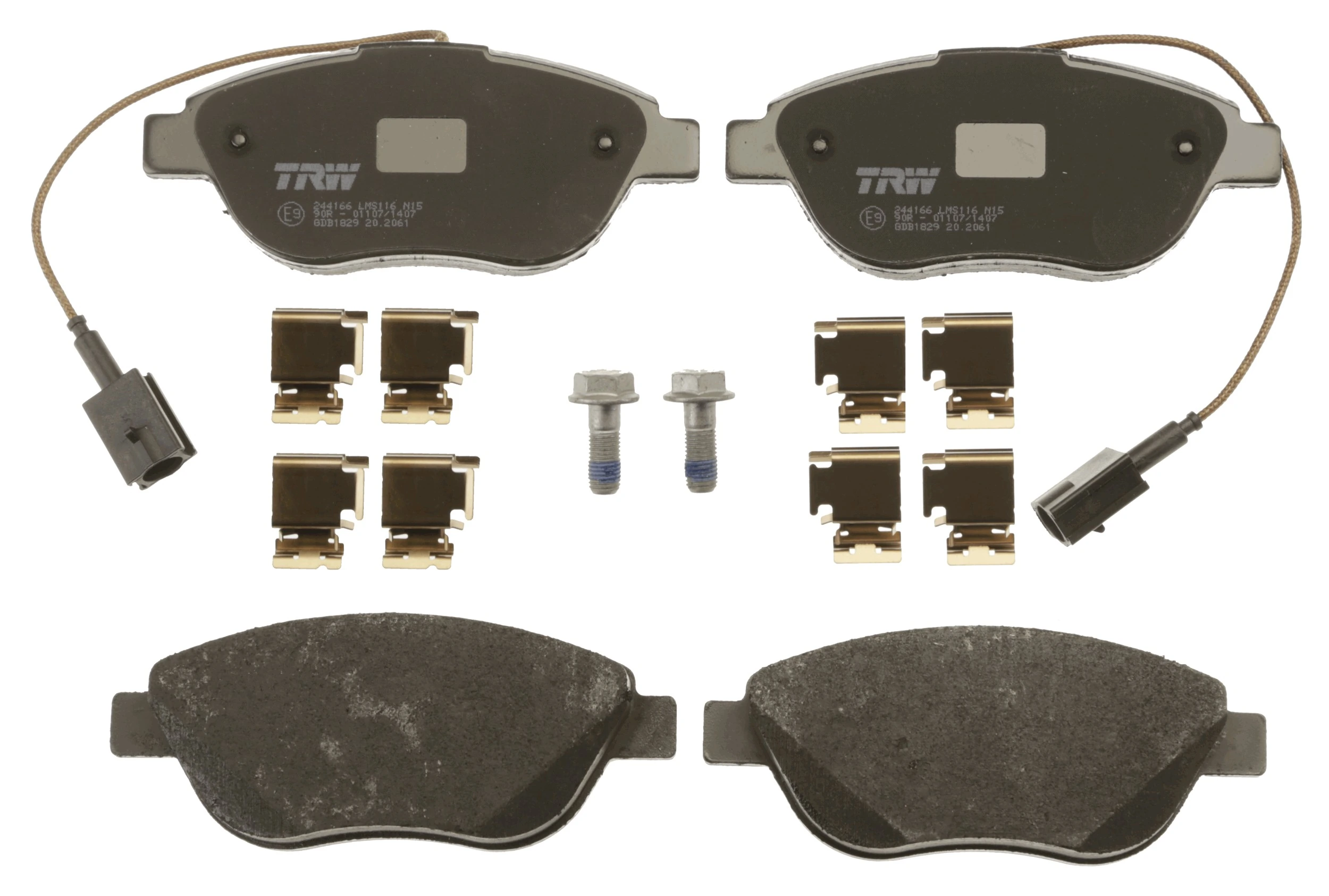 Brake Pad Set, disc brake COTEC GDB1829