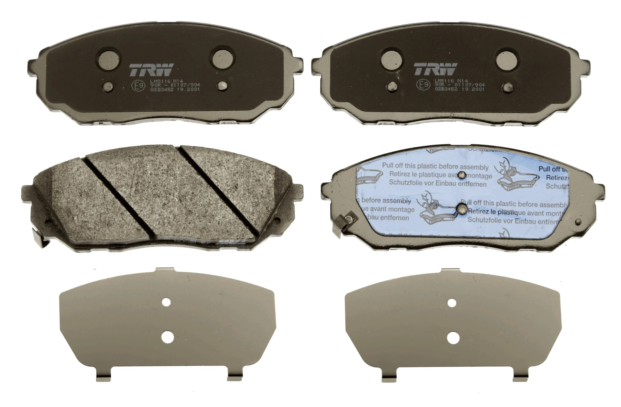 Brake Pad Set, disc brake GDB3452