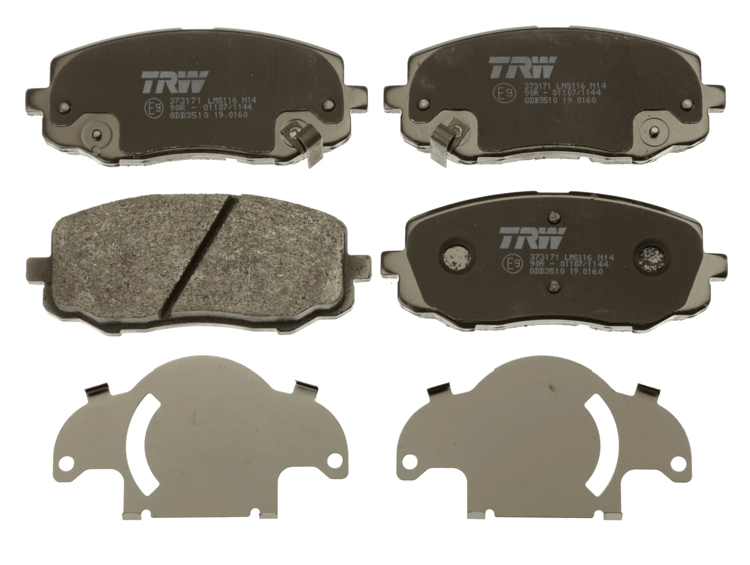 Brake Pad Set, disc brake COTEC GDB3510