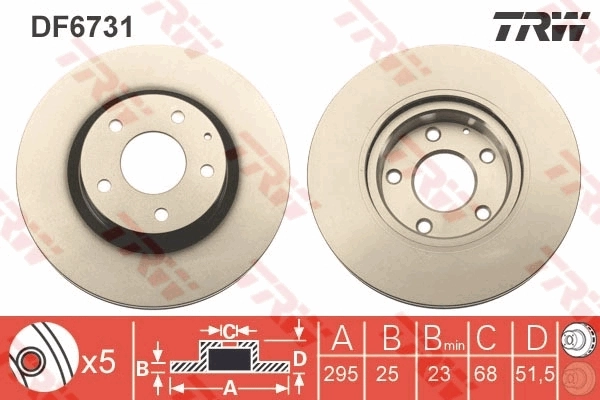 Brake Disc DF6731