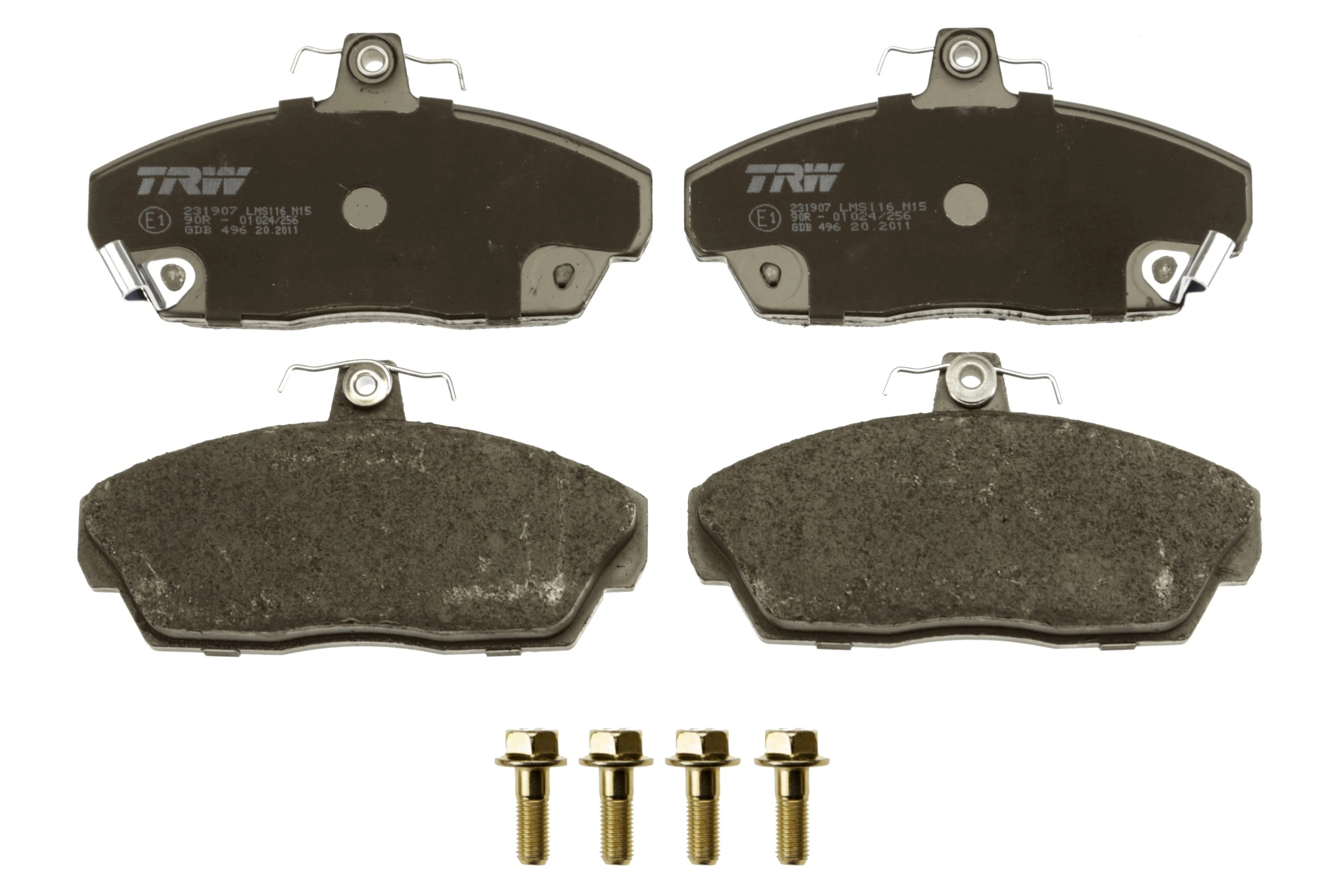 Brake Pad Set, disc brake COTEC GDB496
