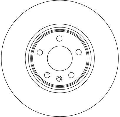 Brake Disc TRW SINGLE DF4358S