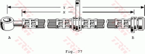 TRW PHD279 Brake Hose