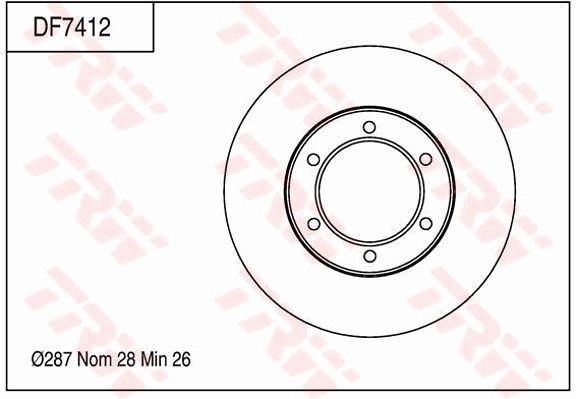 Brake Disc DF7412