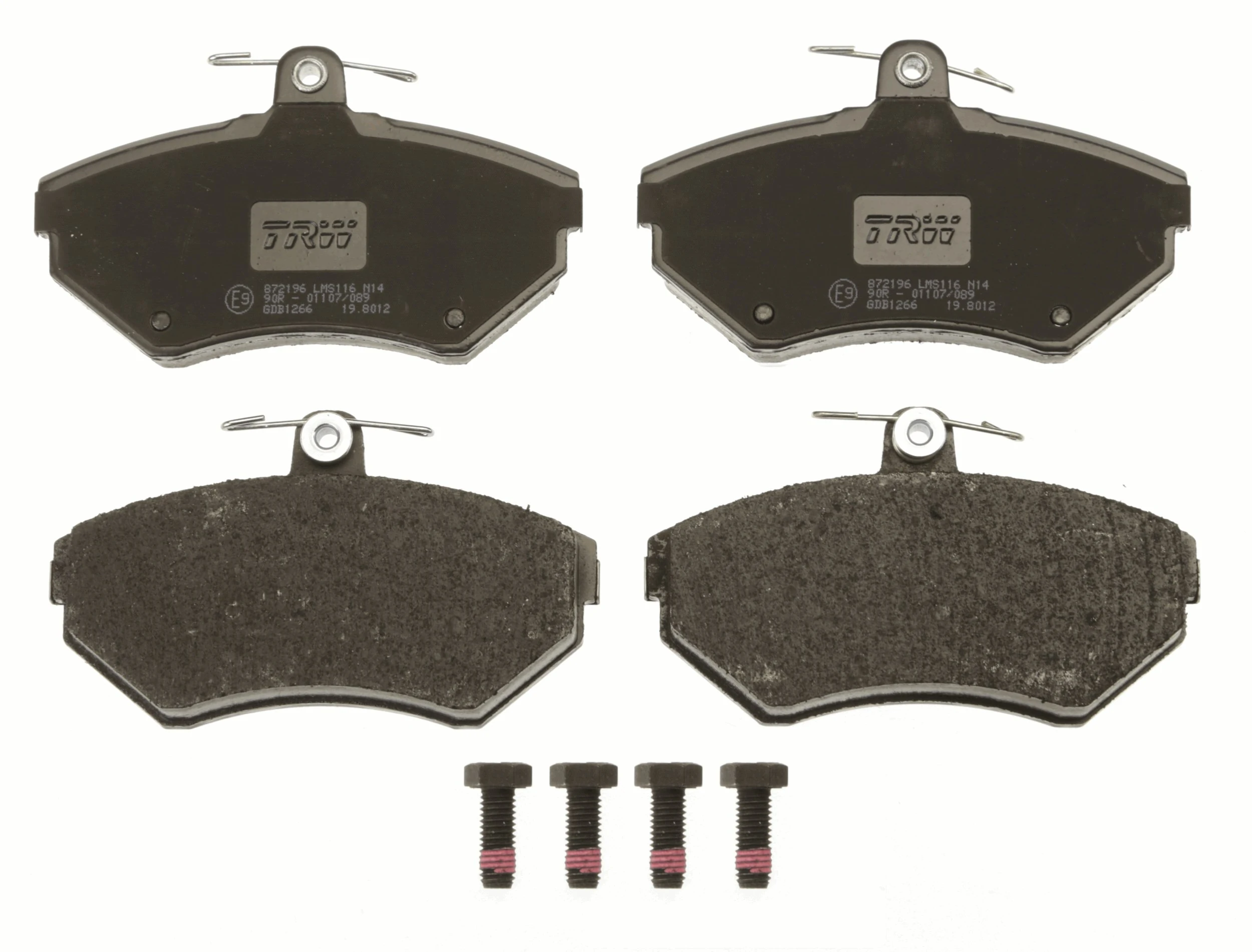 Brake Pad Set, disc brake COTEC GDB1266