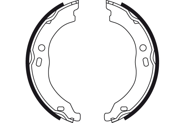 Brake Shoe Set, parking brake GS8744