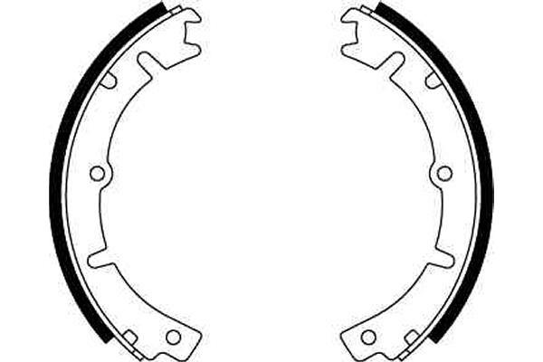 TRW GS8011 Brake Shoe Set