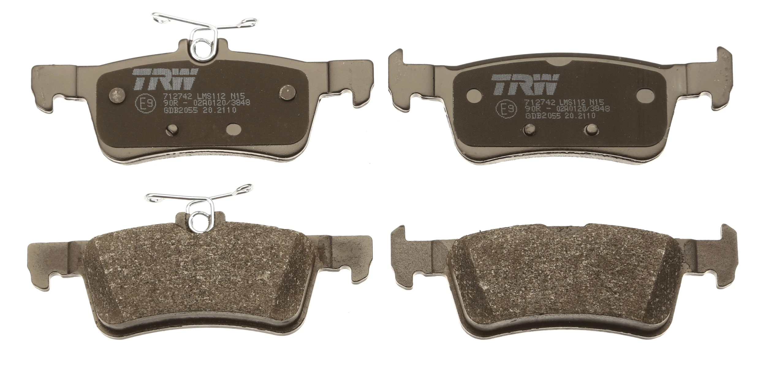 Brake Pad Set, disc brake COTEC GDB2055