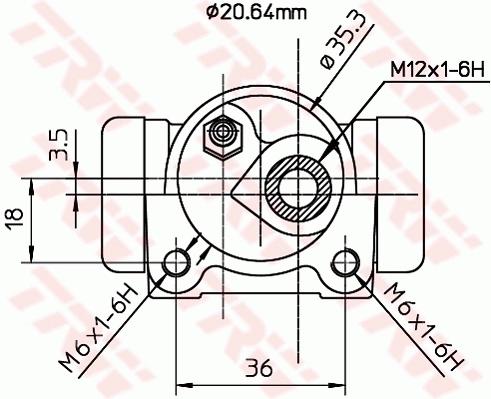 Wheel Brake Cylinder BWF169