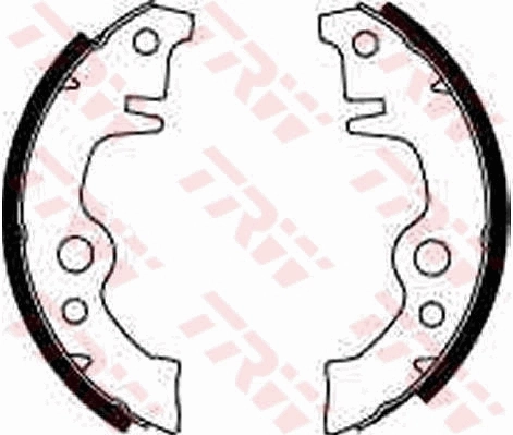 TRW GS8021 Brake Shoe Set