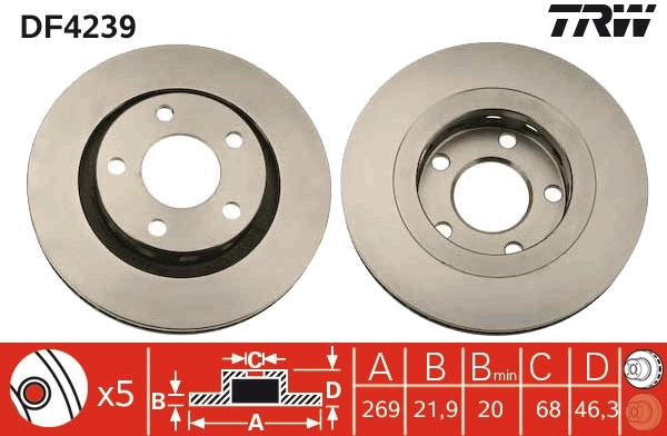Brake Disc DF4239