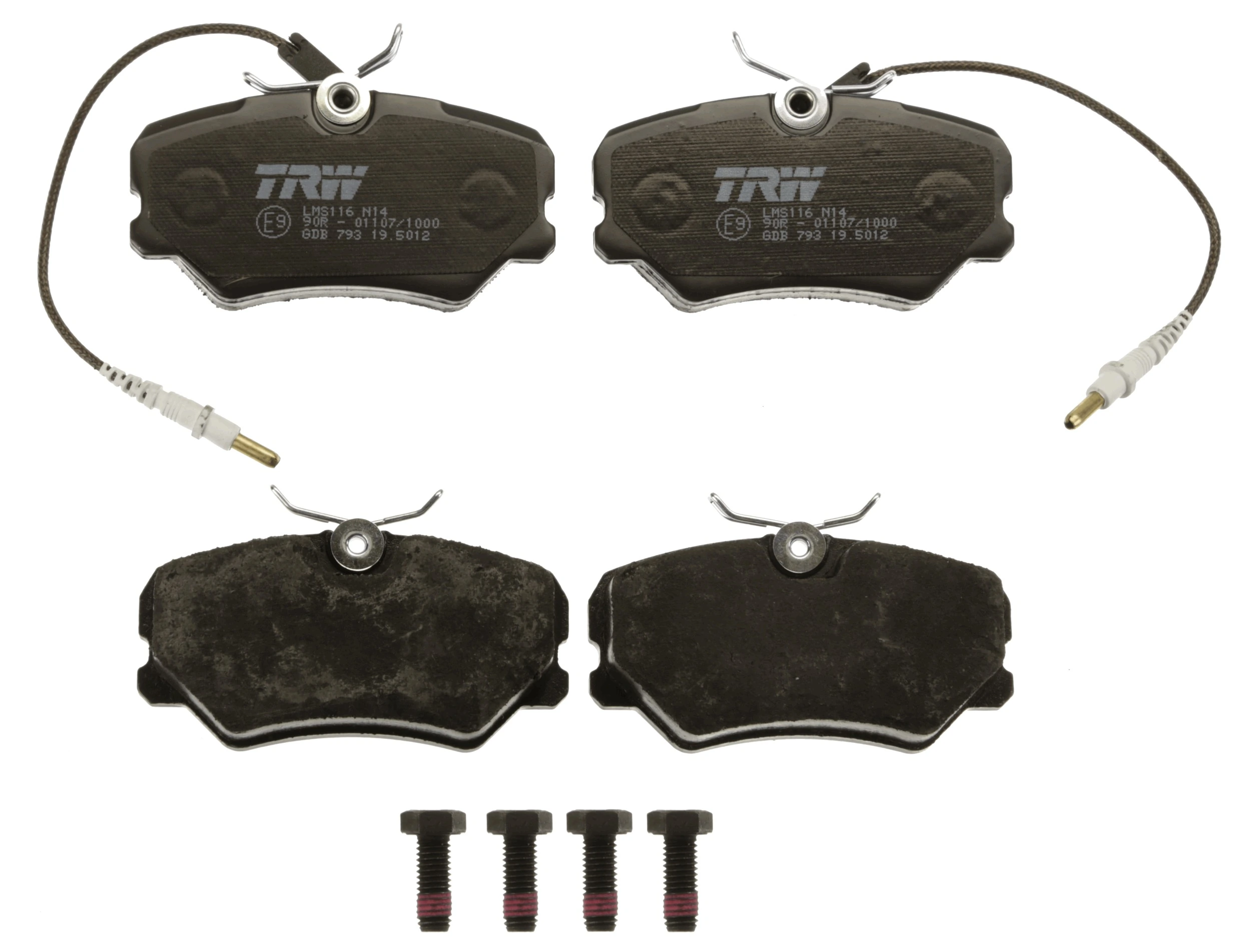 Brake Pad Set, disc brake COTEC GDB793