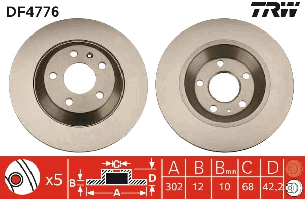 Brake Disc DF4776