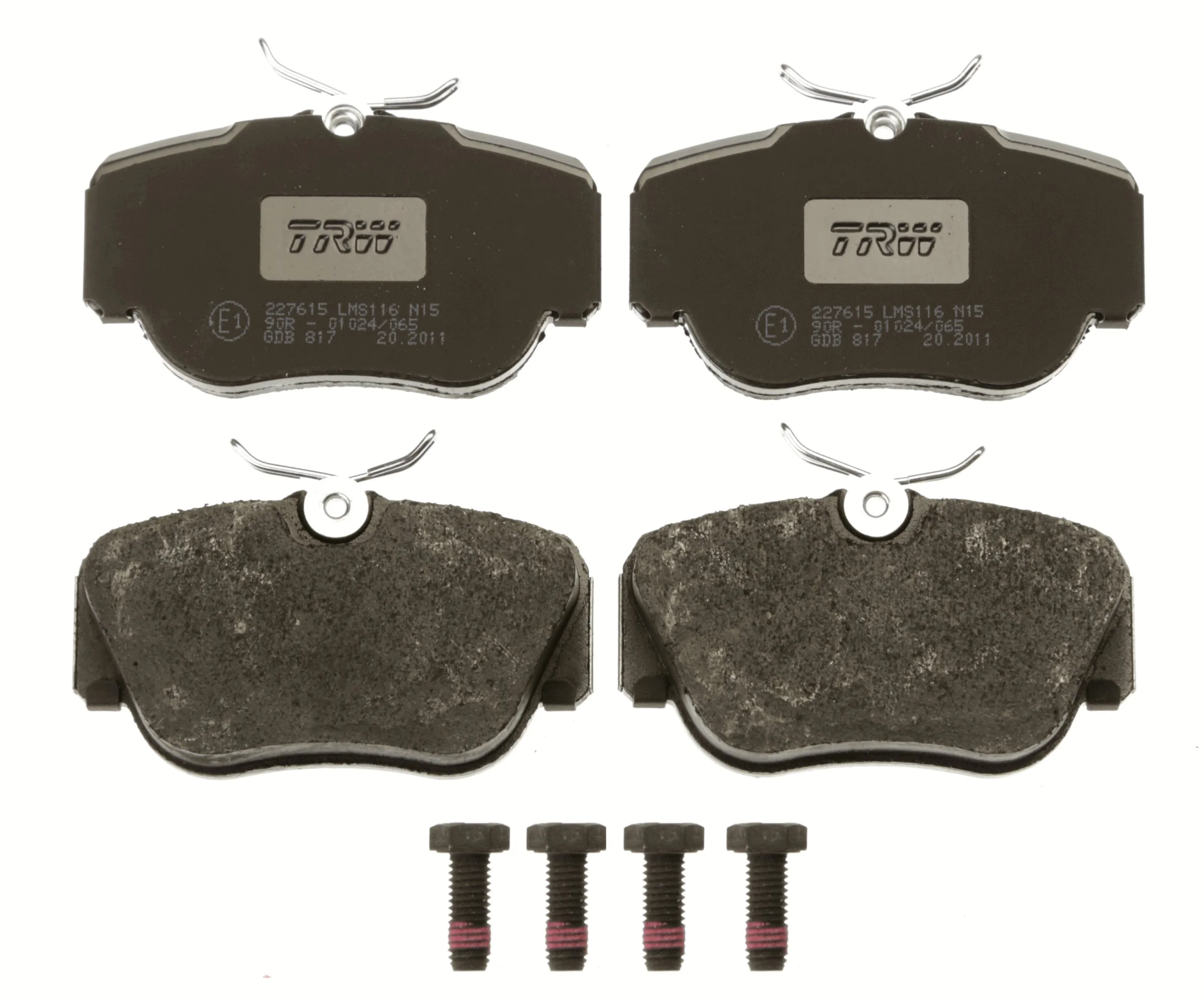 Brake Pad Set, disc brake COTEC GDB817
