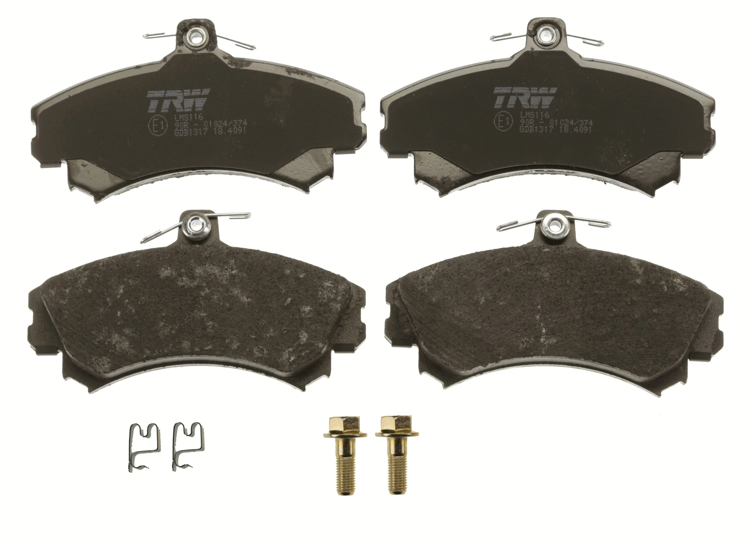 Brake Pad Set, disc brake COTEC GDB1317