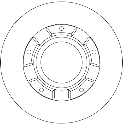 Brake Disc TRW SINGLE DF6510S