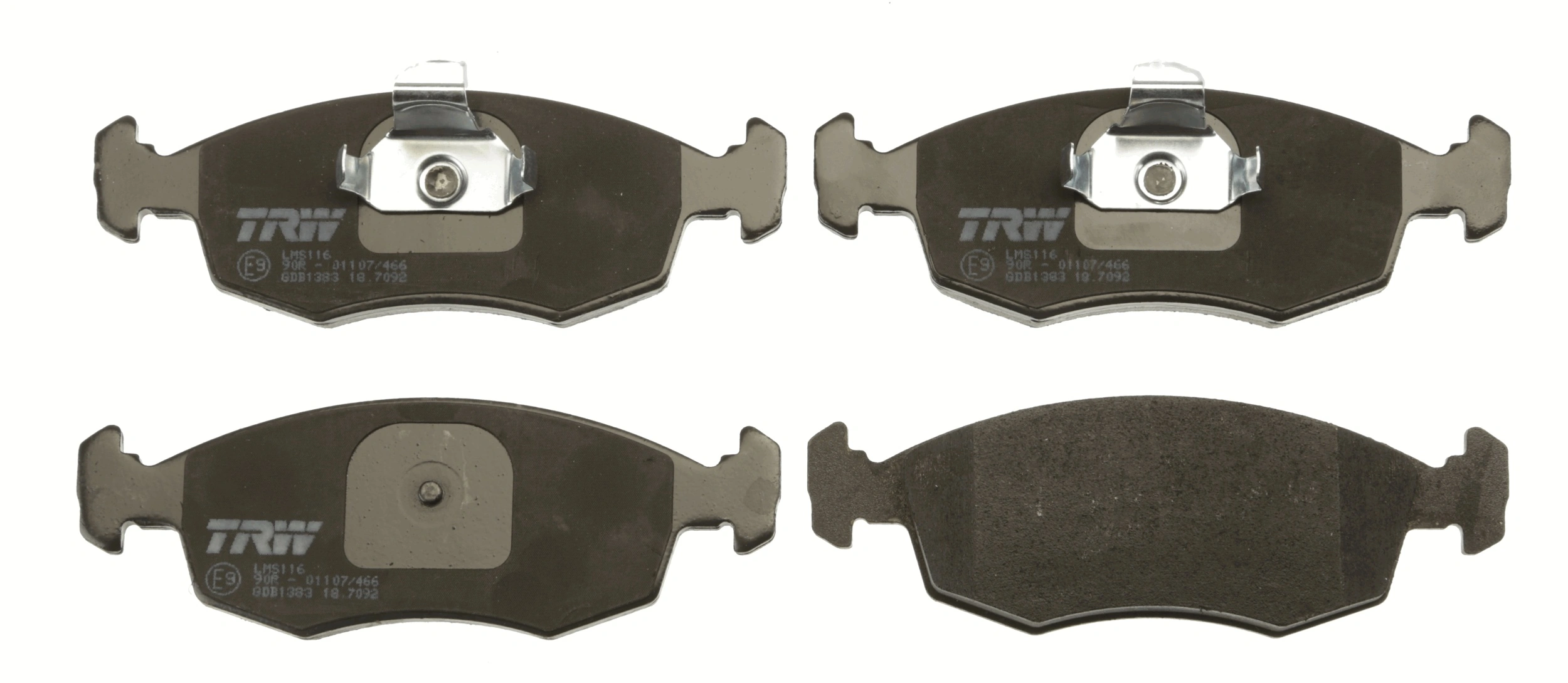 Brake Pad Set, disc brake COTEC GDB1383