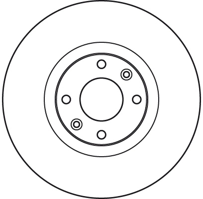 Brake Disc TRW SINGLE DF4962S