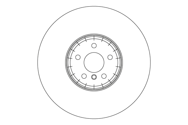 Brake Disc TRW SINGLE DF6639S