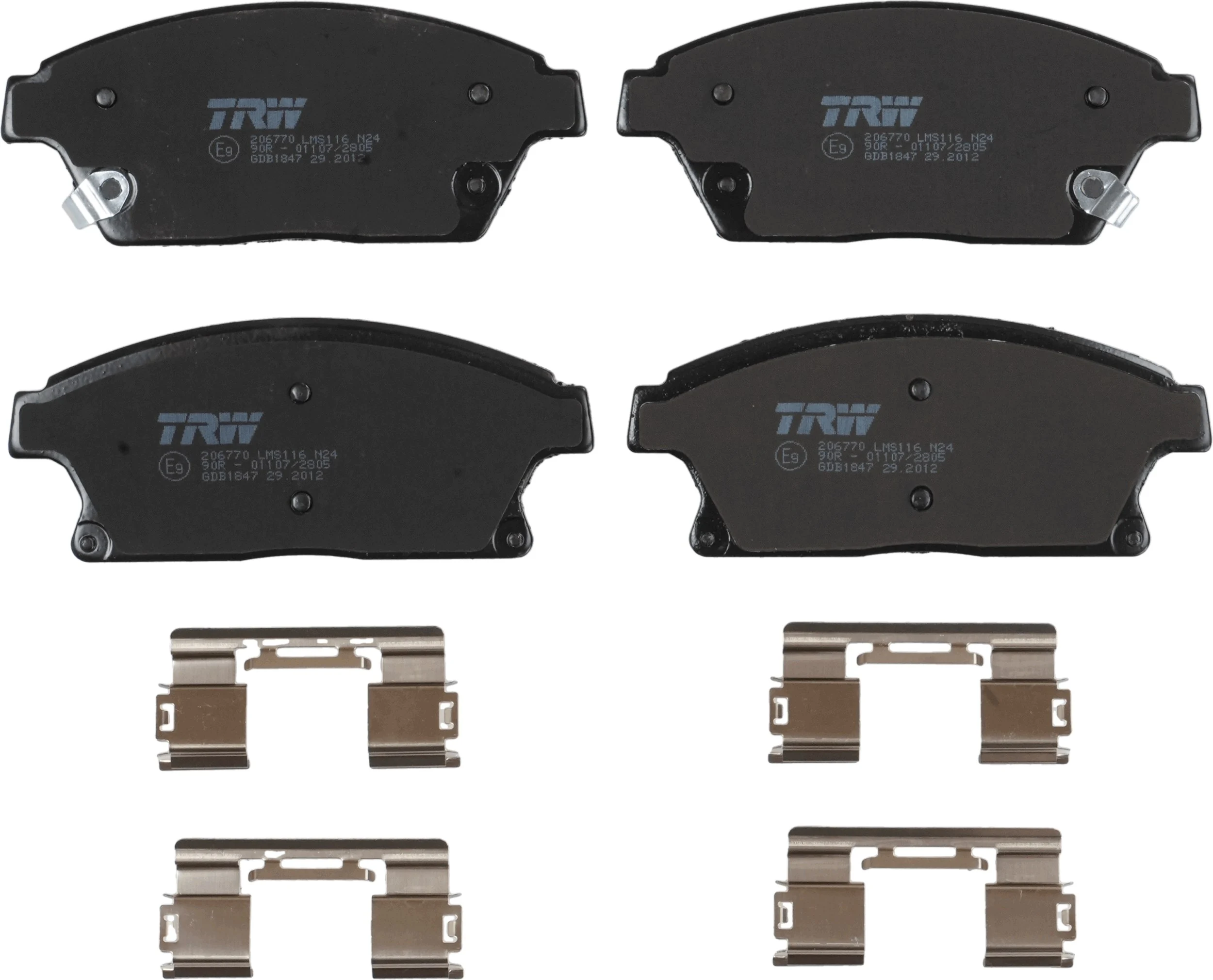 Brake Pad Set, disc brake COTEC GDB1847