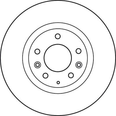 Brake Disc TRW SINGLE DF4968S