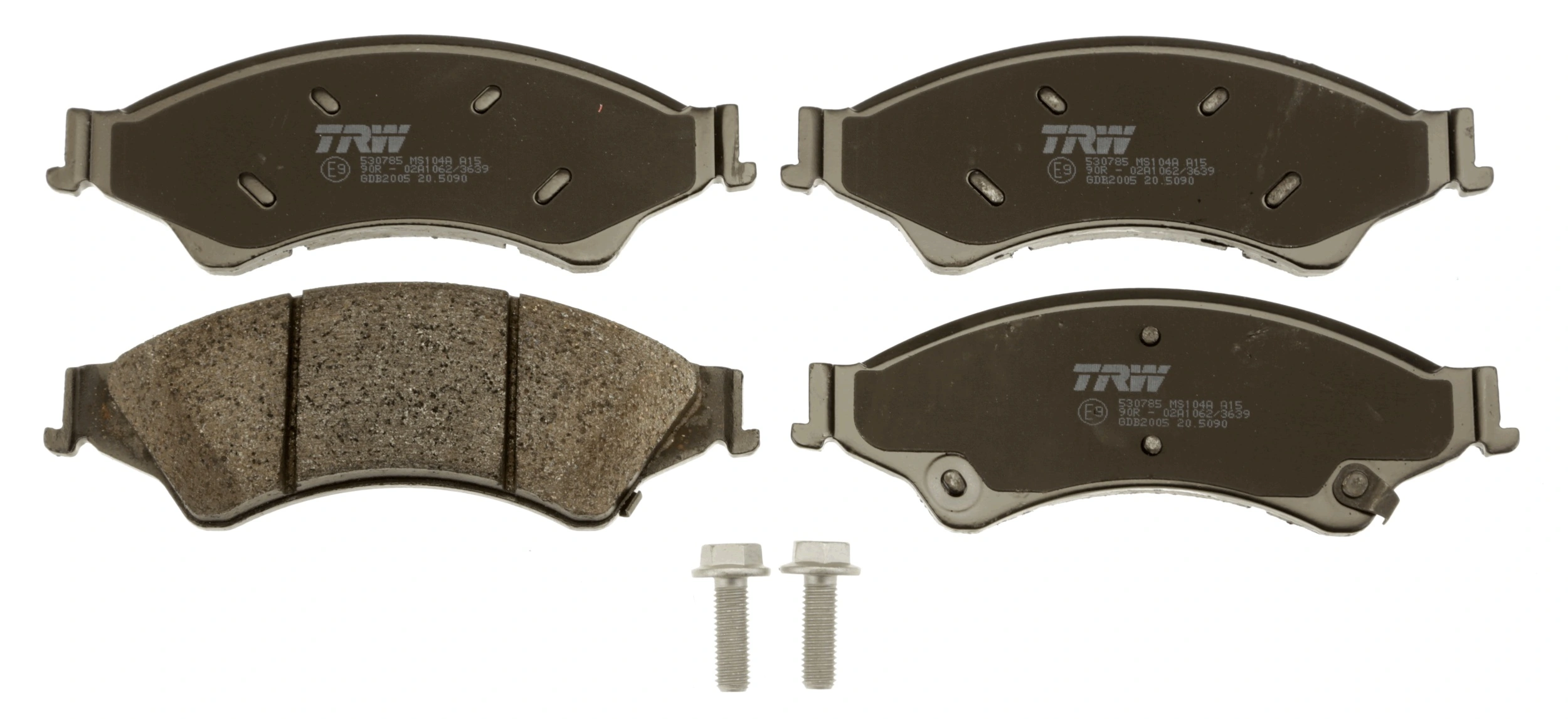 Brake Pad Set, disc brake COTEC GDB2005