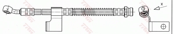 TRW PHD530 Brake Hose