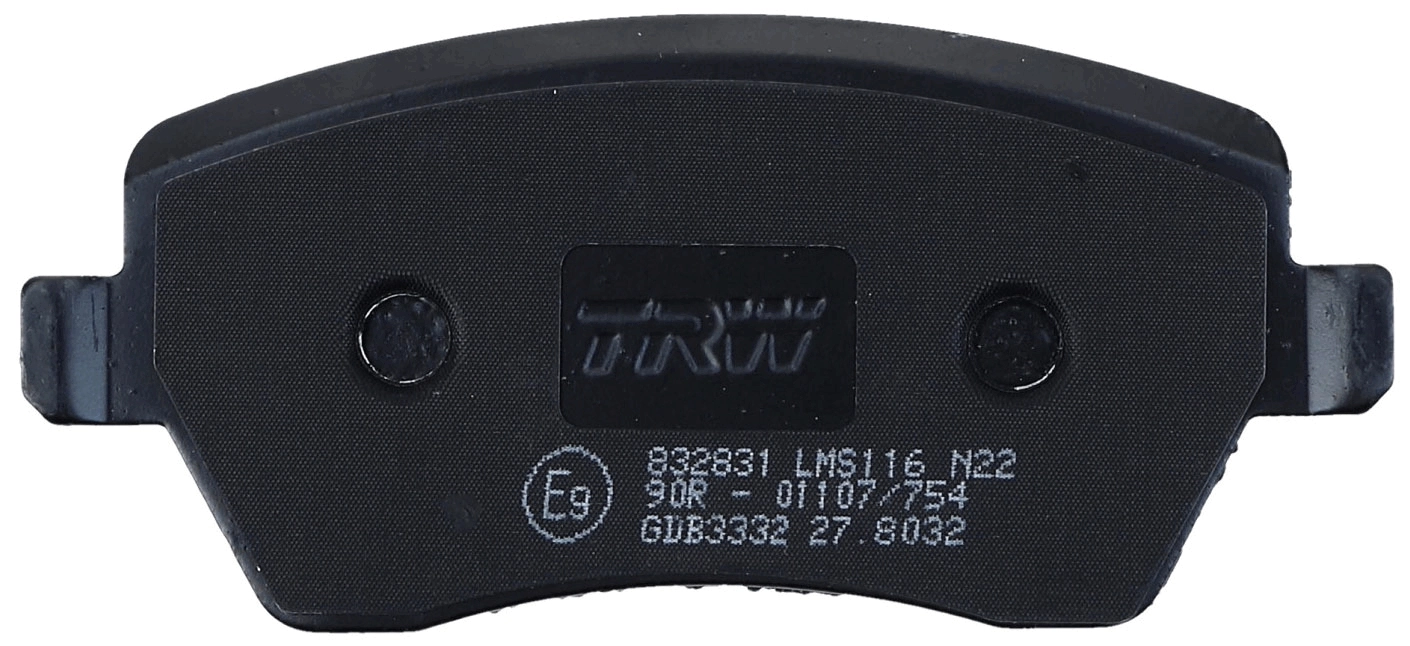 Brake Pad Set, disc brake COTEC GDB3332