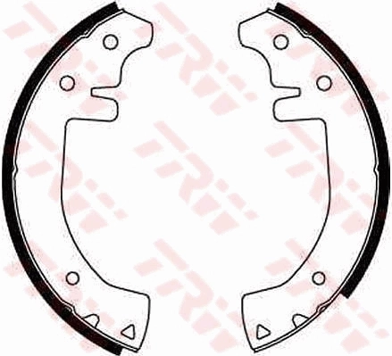 TRW GS8018 Brake Shoe Set