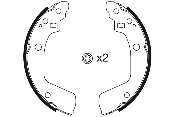 Brake Shoe Set GS8793