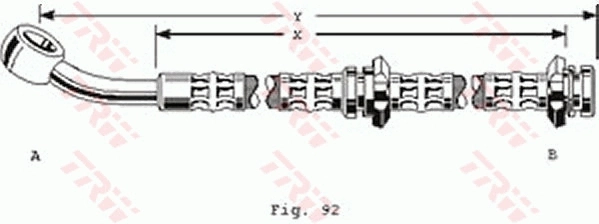 TRW PHD160 Brake Hose
