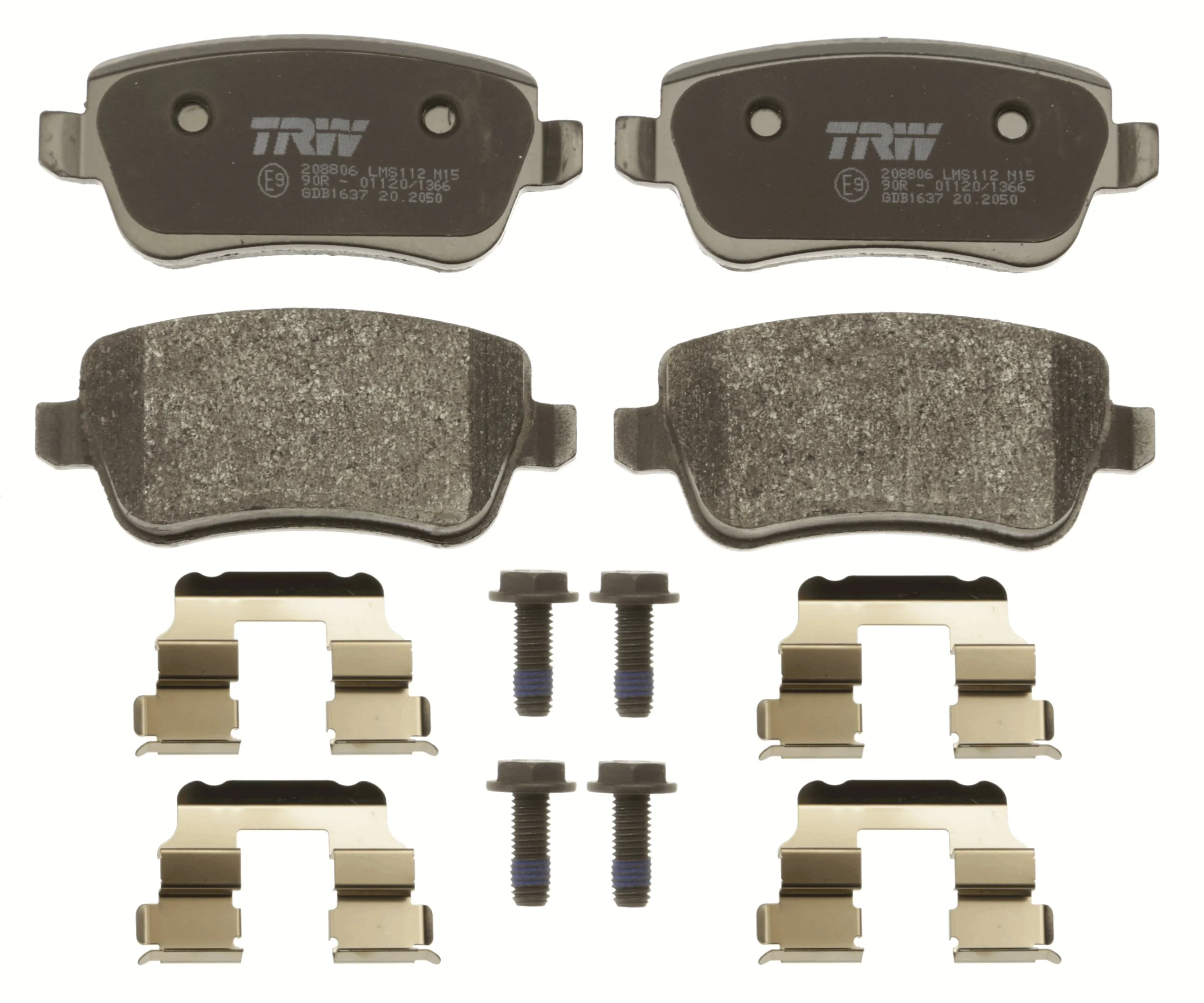 Brake Pad Set, disc brake COTEC GDB1637